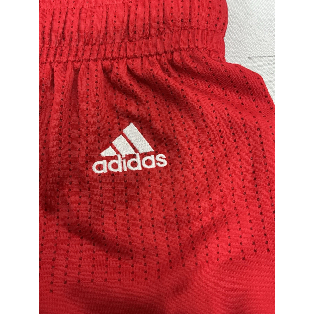 Mens Excellent Cond. Adidas Rutgers Red Pull On Basketball Shorts XL + 4 Inch - Picture 3 of 8